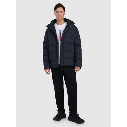 Męska kurtka puchowa 4F 4FRAW25TDJAM0797 - czarna XXL Sportstylestory.com