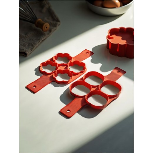 Sinsay - Formy do smażenia jajek 2 pack - czerwony Sinsay One Size Sinsay