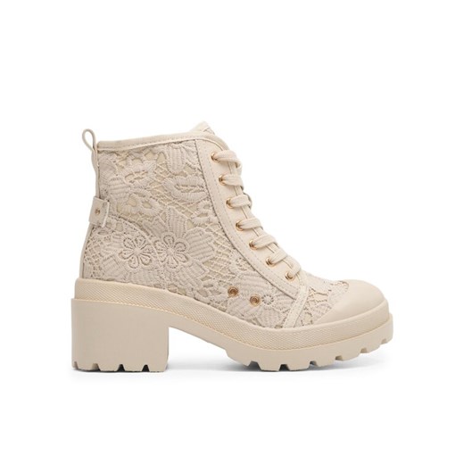 Trzewiki DeeZee WS5512-01 Beżowy ze sklepu eobuwie.pl w kategorii Workery damskie - zdjęcie 187581934