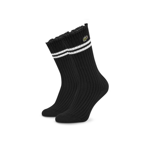Lacoste Skarpety długie RA7788 Czarny ze sklepu MODIVO w kategorii Skarpetki damskie - zdjęcie 187582153