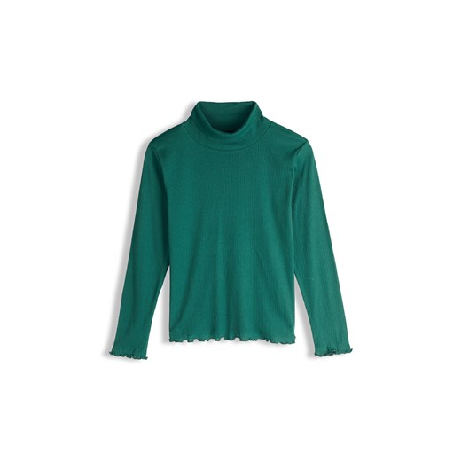 GATE Podstawowy prążkowany bawełniany golf 4Y ze sklepu gateshop w kategorii Bluzki dziewczęce - zdjęcie 187582531