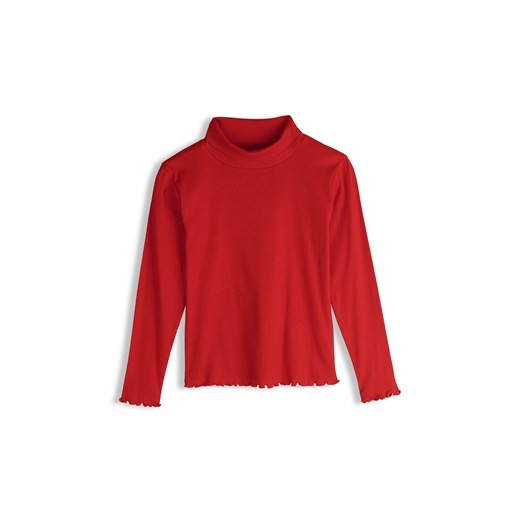 GATE Podstawowy prążkowany bawełniany golf 4Y ze sklepu gateshop w kategorii Bluzki dziewczęce - zdjęcie 187582533