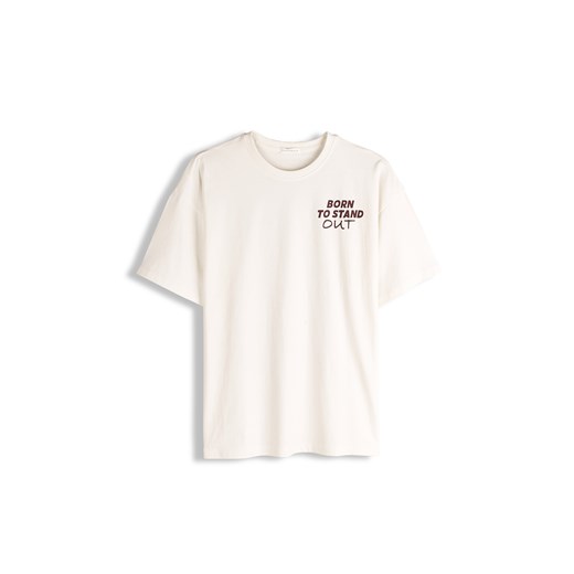 GATE Bawełniana koszulka z nadrukiem 34 ze sklepu gateshop w kategorii Bluzki damskie - zdjęcie 187582570