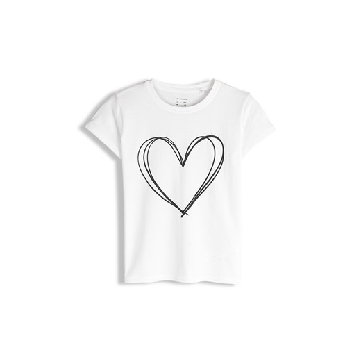 GATE Koszulka z nadrukiem 4Y ze sklepu gateshop w kategorii Bluzki dziewczęce - zdjęcie 187582582