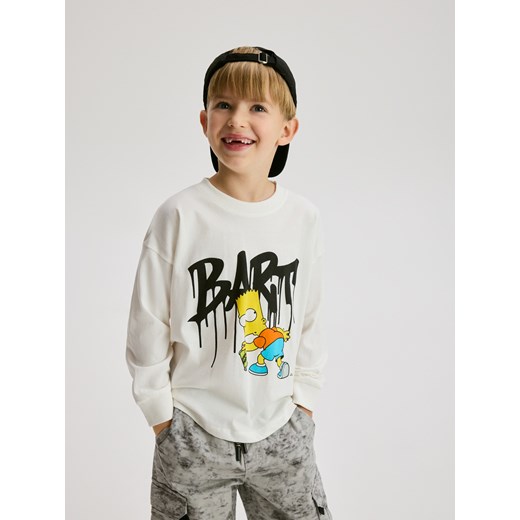 Reserved - Koszulka The Simpsons - złamana biel ze sklepu Reserved w kategorii T-shirty chłopięce - zdjęcie 187583522