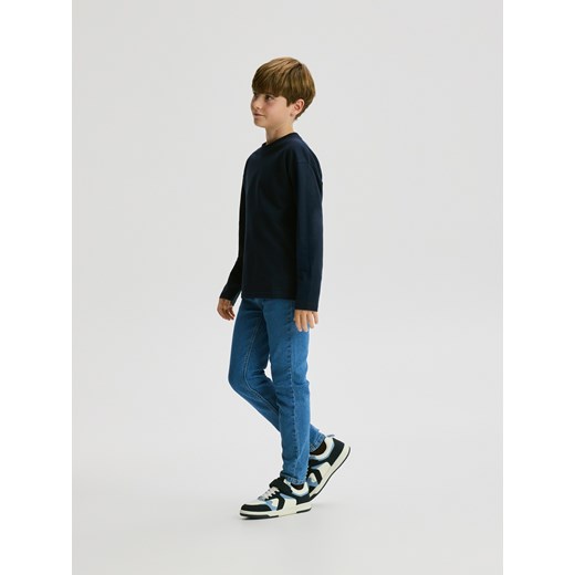 Reserved - Jeansy slim - niebieski ze sklepu Reserved w kategorii Spodnie chłopięce - zdjęcie 187583540