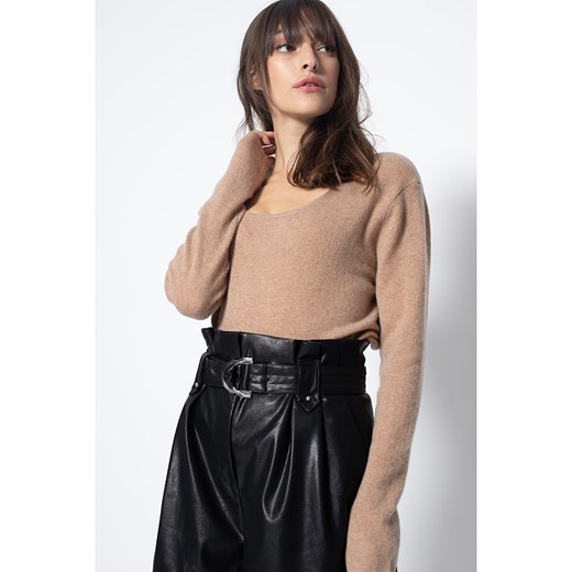 AUTHENTIC CASHMERE Kaszmirowy sweter &quot;Lanfon&quot; w kolorze beżowym ze sklepu Limango Polska w kategorii Swetry damskie - zdjęcie 187583583