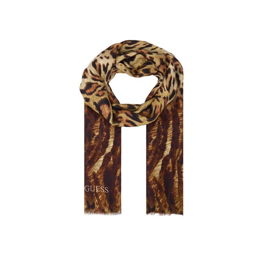 Szalik Guess AW5201 MOD03 Brązowy ze sklepu eobuwie.pl w kategorii Szaliki i chusty damskie - zdjęcie 187583784