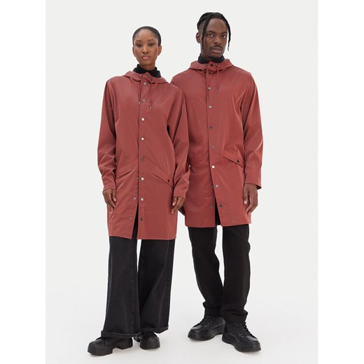 Rains Kurtka przeciwdeszczowa Unisex 12020 Pomarańczowy Regular Fit ze sklepu MODIVO w kategorii Kurtki damskie - zdjęcie 187583812