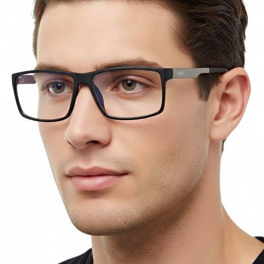 Okulary męskie z filtrem BLUE LIGHT do komputera korekcyjne EST-104K-1M Estillo ze sklepu Stylion w kategorii Okulary przeciwsłoneczne damskie - zdjęcie 187584104