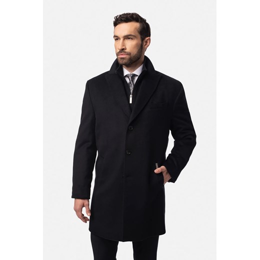 PŁASZCZ BROT GRANAT ze sklepu Recman w kategorii Płaszcze męskie - zdjęcie 187584123