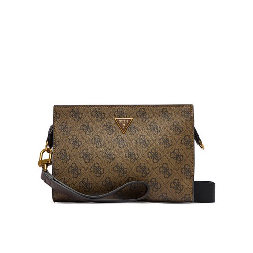 Saszetka Guess HMMILO P6157 Brązowy ze sklepu eobuwie.pl w kategorii Saszetki - zdjęcie 187584631