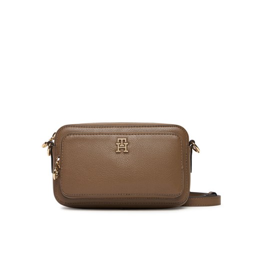 Torebka Tommy Hilfiger Th Icon Camera Bag AW0AW18120 Brązowy ze sklepu eobuwie.pl w kategorii Listonoszki - zdjęcie 187584672