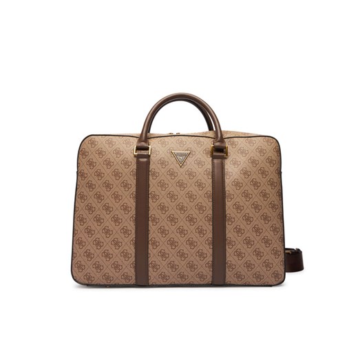 Torba na laptopa Guess HMMILO P6169 Brązowy ze sklepu eobuwie.pl w kategorii Torby na laptopa - zdjęcie 187584680