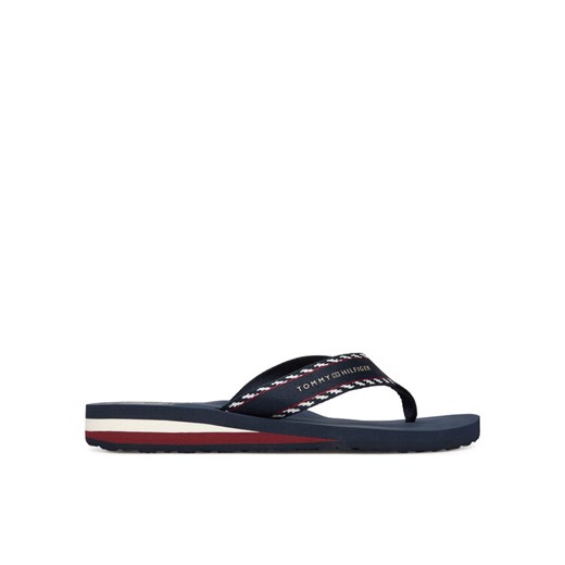 Tommy Hilfiger Japonki Webbing Beach Sandal FW0FW09038 Granatowy ze sklepu MODIVO w kategorii Klapki damskie - zdjęcie 187585331