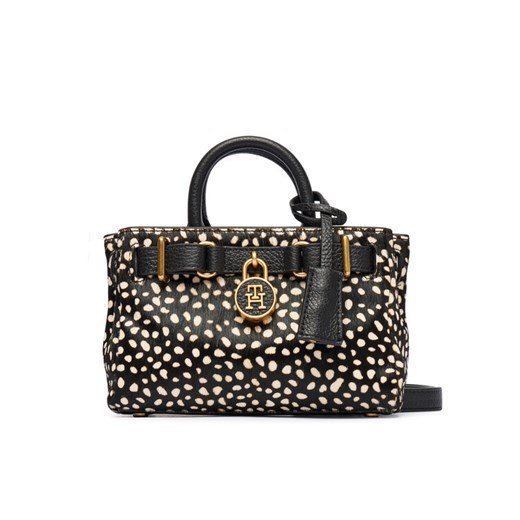 Tommy Hilfiger Torebka American Icon Micro Tote Deer Le AW0AW18168 Czarny ze sklepu MODIVO w kategorii Torebki damskie - zdjęcie 187585430