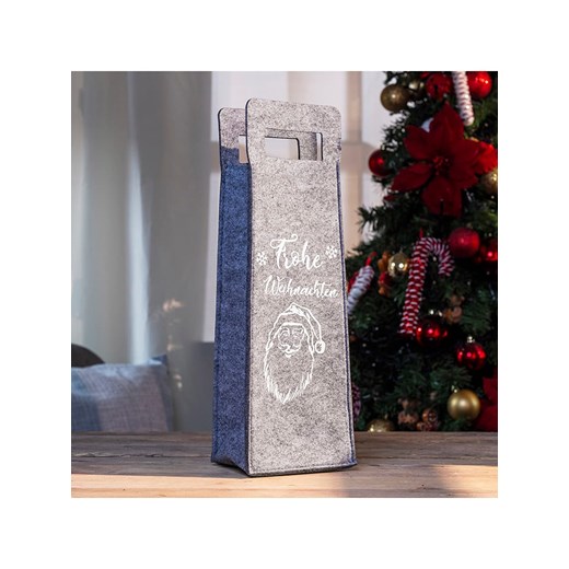 Hollybell Torba świąteczna w kolorze szarym - 10 x 13 x 39 cm ze sklepu Limango Polska w kategorii Dekoracje bożonarodzeniowe - zdjęcie 187586753