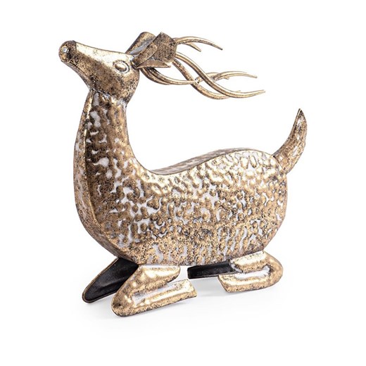 Bizzotto Figurka dekoracyjna &quot;Bryanna&quot; w kolorze złotym - wys. 42,5 cm ze sklepu Limango Polska w kategorii Dekoracje - zdjęcie 187586773