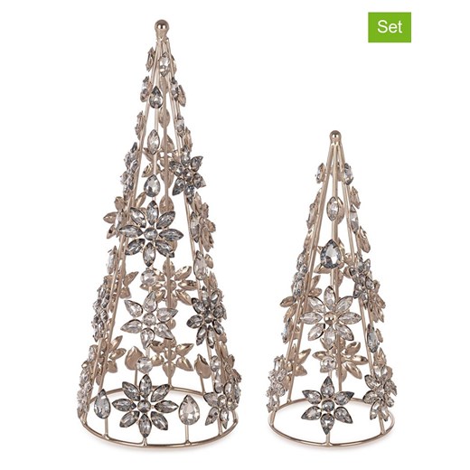 Bizzotto Figurki dekoracyjne (2 szt.) w kolorze złotym ze sklepu Limango Polska w kategorii Dekoracje - zdjęcie 187586784