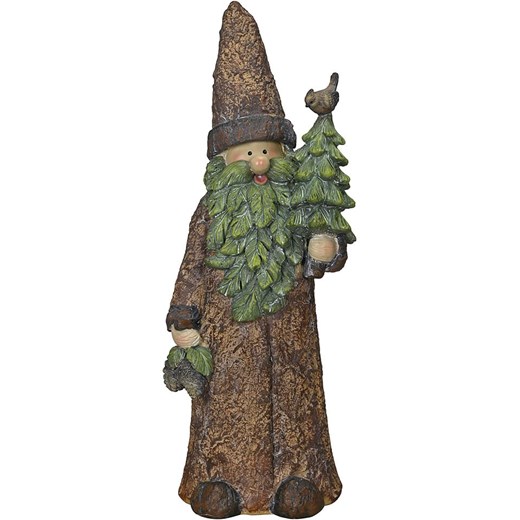 POSIWIO Figurka dekoracyjna &quot;Tree Gnome&quot; w kolorze brązowym - 11,5 x 28,5 x 8 cm ze sklepu Limango Polska w kategorii Dekoracje - zdjęcie 187586974