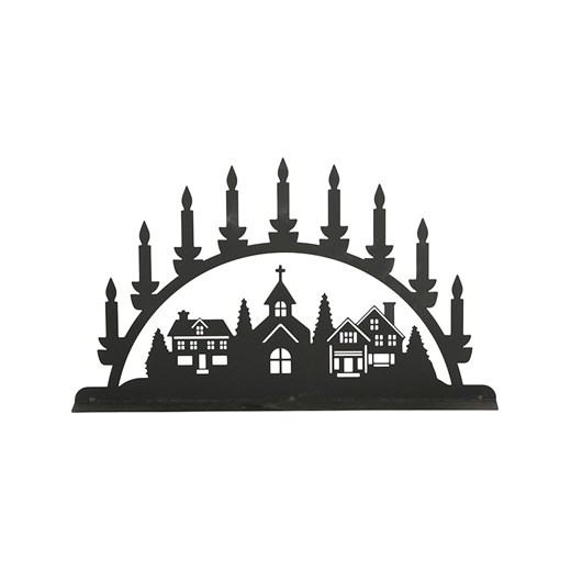 POSIWIO Dekoracja &quot;Houses&quot; w kolorze czarnym - 35 x 20 cm ze sklepu Limango Polska w kategorii Dekoracje - zdjęcie 187586983