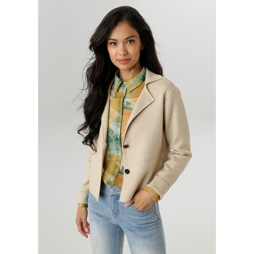 Aniston Blezer w kolorze beżowym ze sklepu Limango Polska w kategorii Marynarki damskie - zdjęcie 187587041