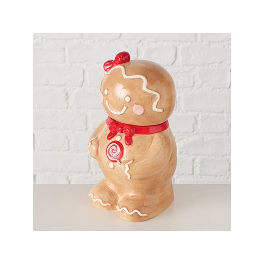 Boltze Pojemnik &quot;Ginger&quot; w kolorze jasnobrązowo-czerwonym - wys. 22 cm ze sklepu Limango Polska w kategorii Pojemniki kuchenne - zdjęcie 187587163