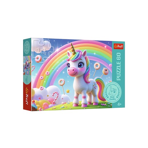 Trefl 60-częściowe puzzle &quot;Unicorn&quot; - 4+ ze sklepu Limango Polska w kategorii Puzzle - zdjęcie 187587373