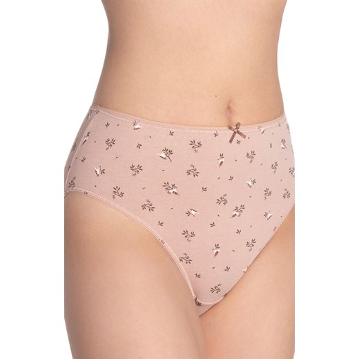 3-pack bawełniane figi damskie L-120BI-98, Kolor różowy-wzór, Rozmiar L, LAMA ze sklepu Intymna w kategorii Majtki damskie - zdjęcie 187587473