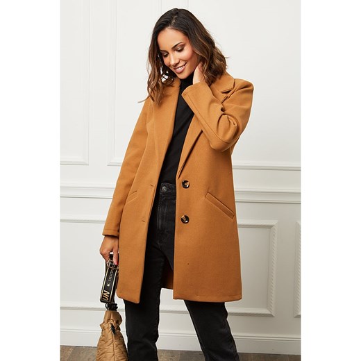 L&apos;armoire de Suzette Płaszcz przejściowy w kolorze karmelowym ze sklepu Limango Polska w kategorii Płaszcze damskie - zdjęcie 187588160