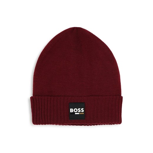 Hugo Boss Kids Czapka w kolorze czerwonym ze sklepu Limango Polska w kategorii Czapki dziecięce - zdjęcie 187588334