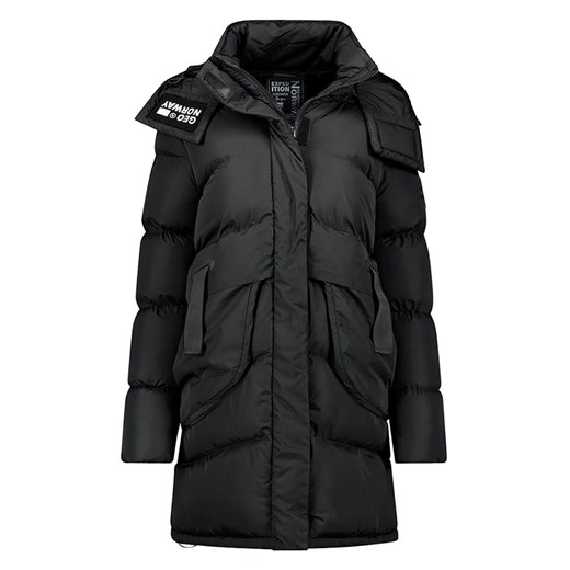 Geographical Norway Płaszcz pikowany &quot;Dalmira&quot; w kolorze czarnym ze sklepu Limango Polska w kategorii Kurtki damskie - zdjęcie 187588381