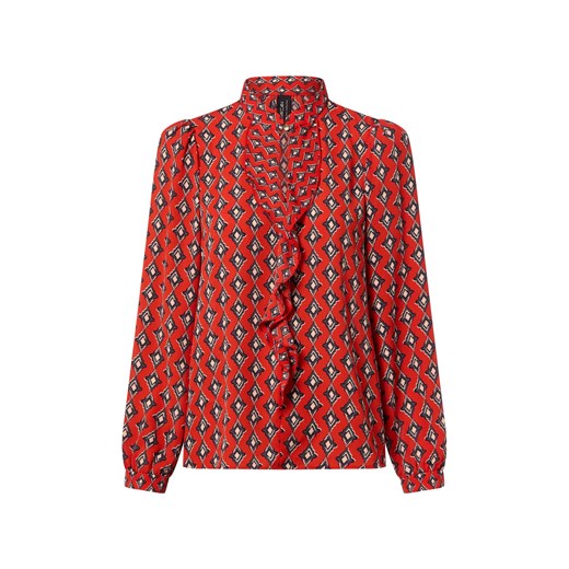 Marc Cain Bluzka damska Kobiety czerwony wzorzysty ze sklepu vangraaf w kategorii Bluzki damskie - zdjęcie 187589154