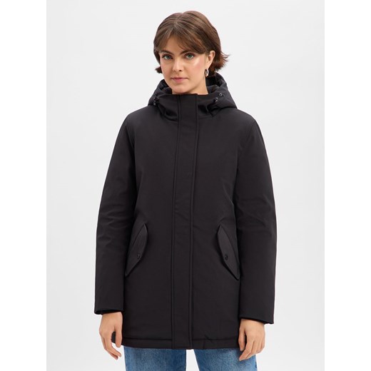 Ragwear Damska kurtka zimowa - Navanuti Kobiety czarny jednolity ze sklepu vangraaf w kategorii Kurtki damskie - zdjęcie 187589170