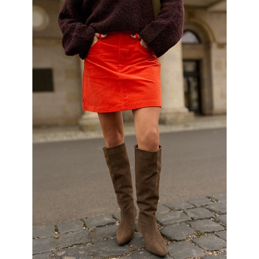 Mohito - Kozaki na obcasie - zielony ze sklepu Mohito w kategorii Kozaki damskie - zdjęcie 187589661