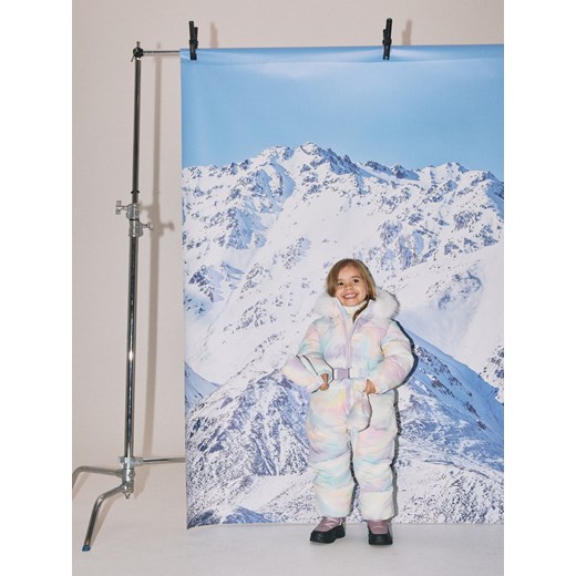 Reserved - Kolorowy kombinezon z rękawiczkami - wielobarwny ze sklepu Reserved w kategorii Kombinezony dziewczęce - zdjęcie 187589862