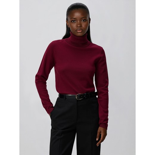 Reserved - Golf z wiskozą - bordowy Reserved XS Reserved