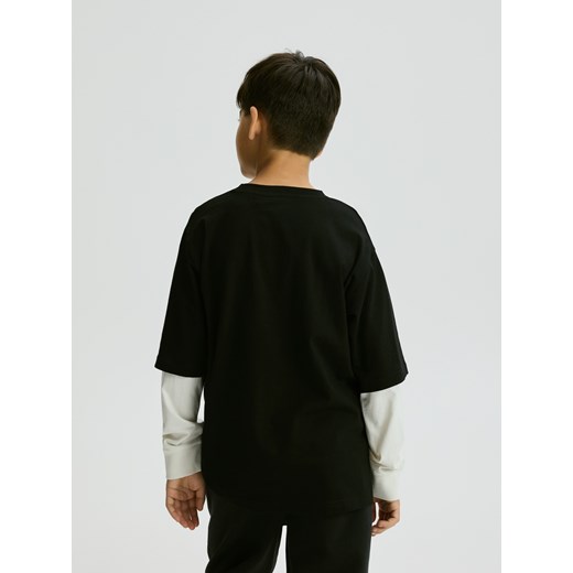 Reserved - Longsleeve Pokémon - czarny Reserved 134 (8 lat) Reserved