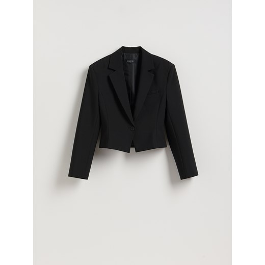 Reserved - Krótka marynarka - czarny ze sklepu Reserved w kategorii Kurtki damskie - zdjęcie 187590270