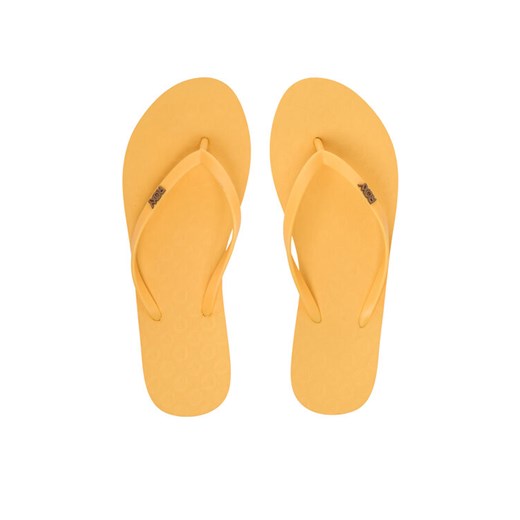 Japonki Roxy ARJL100663-PBA Żółty ze sklepu eobuwie.pl w kategorii Klapki damskie - zdjęcie 187590874