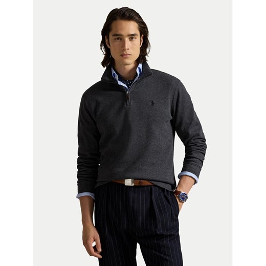 Polo Ralph Lauren Sweter 710981461001 Szary Regular Fit ze sklepu MODIVO w kategorii Swetry męskie - zdjęcie 187591703