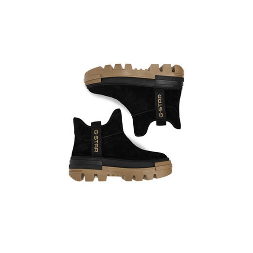 G-Star Raw Botki CEO-WI16-PATTRICK-02 Czarny 38 MODIVO