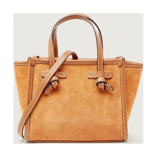 GIANNI CHIARINI Torebka na ramię MARCELLA | zamsz ze sklepu Gomez Fashion Store w kategorii Torby Shopper bag - zdjęcie 187592550