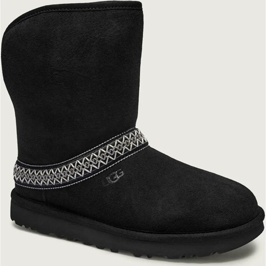 UGG Śniegowce CLASSIC SHORT CRESCENT | wełna | zamsz ze sklepu Gomez Fashion Store w kategorii Śniegowce damskie - zdjęcie 187592621