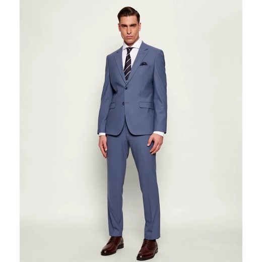 HUGO Wełniany garnitur Arti-Hesten253X | Extra slim fit ze sklepu Gomez Fashion Store w kategorii Garnitury męskie - zdjęcie 187592640