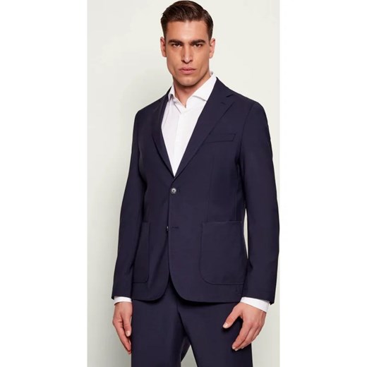BOSS BLACK Wełniana marynarka P-Hanry-WG-253 | Slim Fit ze sklepu Gomez Fashion Store w kategorii Marynarki męskie - zdjęcie 187592661
