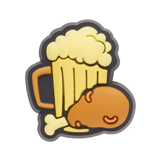 Crocs Przypinka w kolorze jasnobrązowo-żółtym na buty ze sklepu Limango Polska w kategorii Kapcie damskie - zdjęcie 187593441