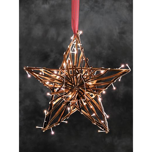 Konstsmide Dekoracyjna zawieszka LED w kolorze brązowym - wys. 49 cm ze sklepu Limango Polska w kategorii Dekoracje bożonarodzeniowe - zdjęcie 187593963