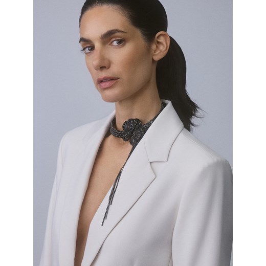 Reserved - Naszyjnik choker - czarny ze sklepu Reserved w kategorii Naszyjniki - zdjęcie 187594534