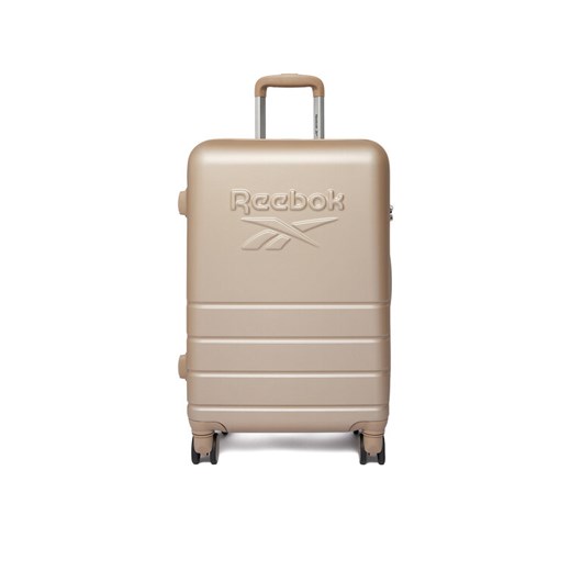 Walizka średnia Reebok CEO-RBK-WAL-001-07-CCC-M Beżowy ze sklepu eobuwie.pl w kategorii Walizki - zdjęcie 187594792